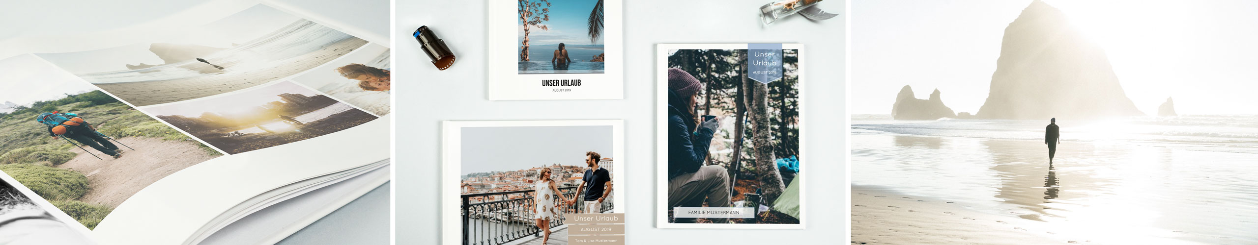 Urlaubsfotobücher mit vielen Reisefotos
