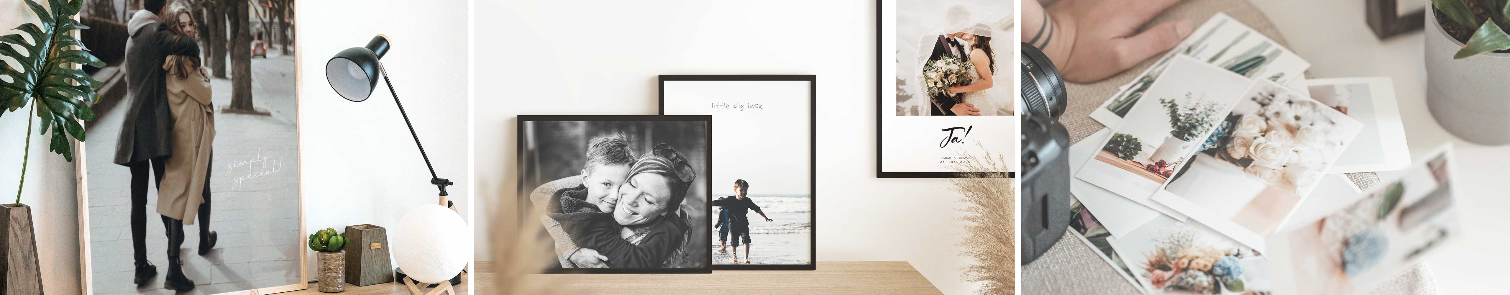 Kreative Wandbilder mit eigenen Fotos gestalten. Die perfekte Geschenkidee.