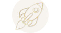 goldene Rakete