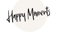 Schriftzug 'Happy Moments"