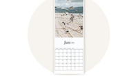 Küchenkalender mit Meerlandschaft