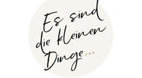 'Es sind die kleinen Dinge …'-Spruch in Handschrift geschrieben