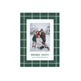 Personalisierte Weihnachtskarte mit Fotocollage
