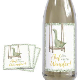 Personalisierte Etiketten für Babypartys zum Bekleben von Flaschen