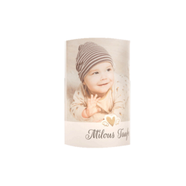 Personalisiertes Windlicht als Taufdeko