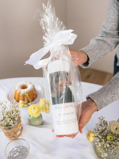 Hochzeitskerze als Geschenk