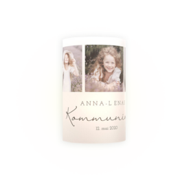 Personalisiertes Windlicht zur Kommunion