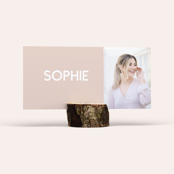 Tischkarte mit Foto zur Jugendweihe