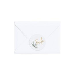 Briefsiegel mit Design für Umschläge zur Taufe