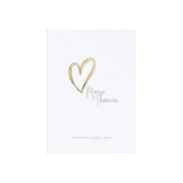 Carte de faire-part pour mariage