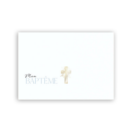 Enveloppe pour carte de baptême