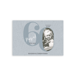 Invitation anniversaire 60e