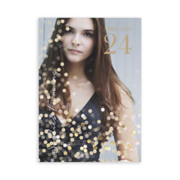 Personalisierte Danksagungskarte mit Portrait zur Firmung