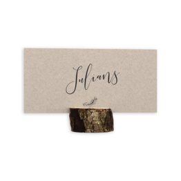 Tischkarte mit Namen im Rustique-Stil