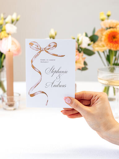 Karte mit eigenem Design