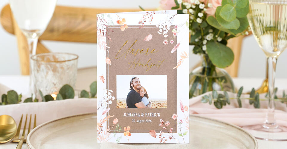 Gestalte Deine Hochzeitseinladungen jetzt online ganz einfach selbst