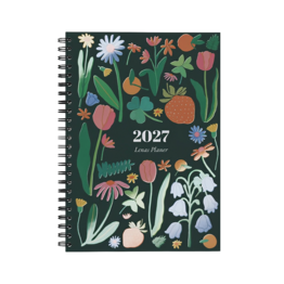 Edler Terminkalender mit Spiralbindung und personalisiertem Cover