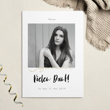 Zu den Danksagungskarten zur Jugendweihe