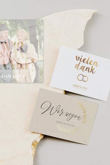 Zu den Danksagungen zur Goldenen Hochzeit