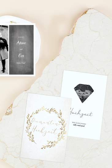 Zu den Danksagungen zur Diamantenen Hochzeit