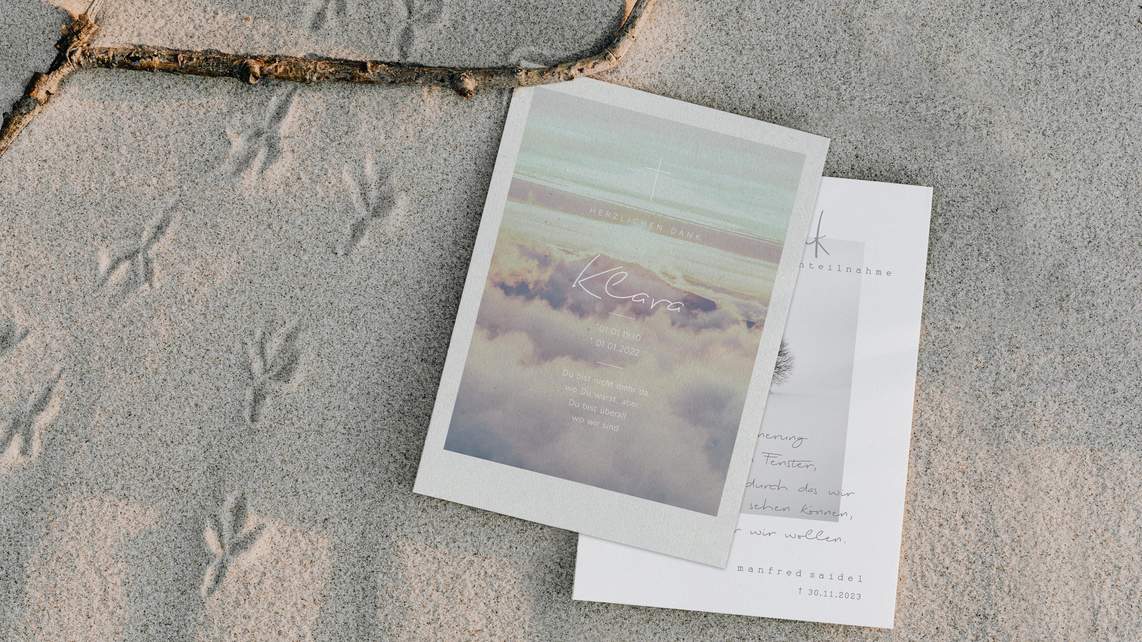 Zu den Trauerdanksagungen