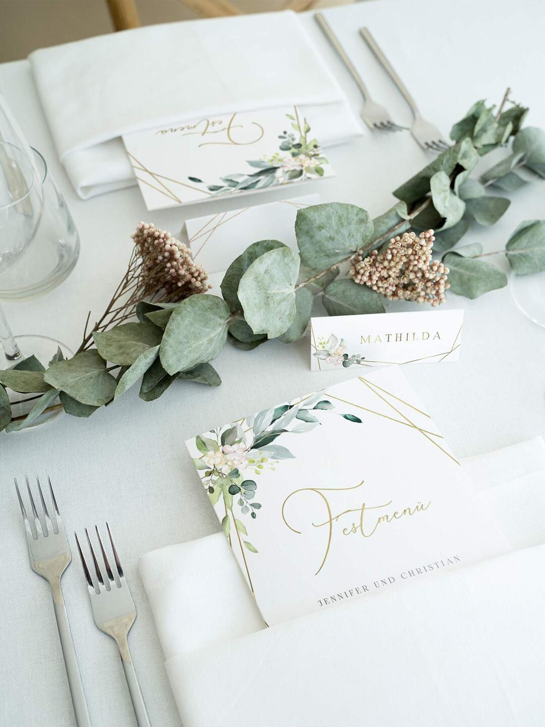 Tischkarten zur Hochzeit: online selbst gestalten Tischkarten zur Hochzeit: online selbst gestalten