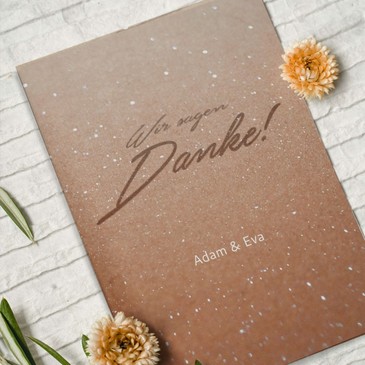 Zu den Danksagungskarten