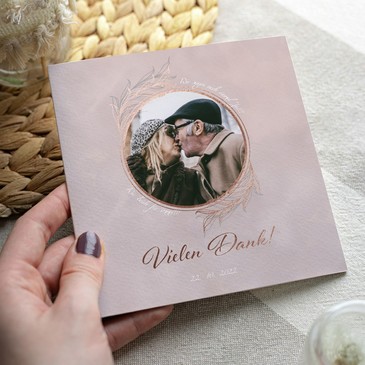 Zu den Danksagungskarten