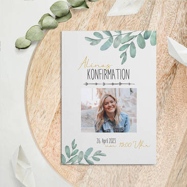 Zu den Einladungskarten zur Konfirmation