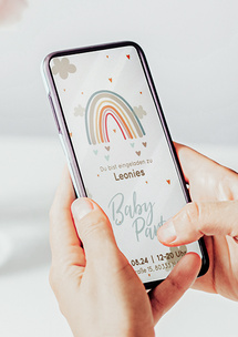 Zur Babyparty-Kollektion 'Regenbogen-Zauber'