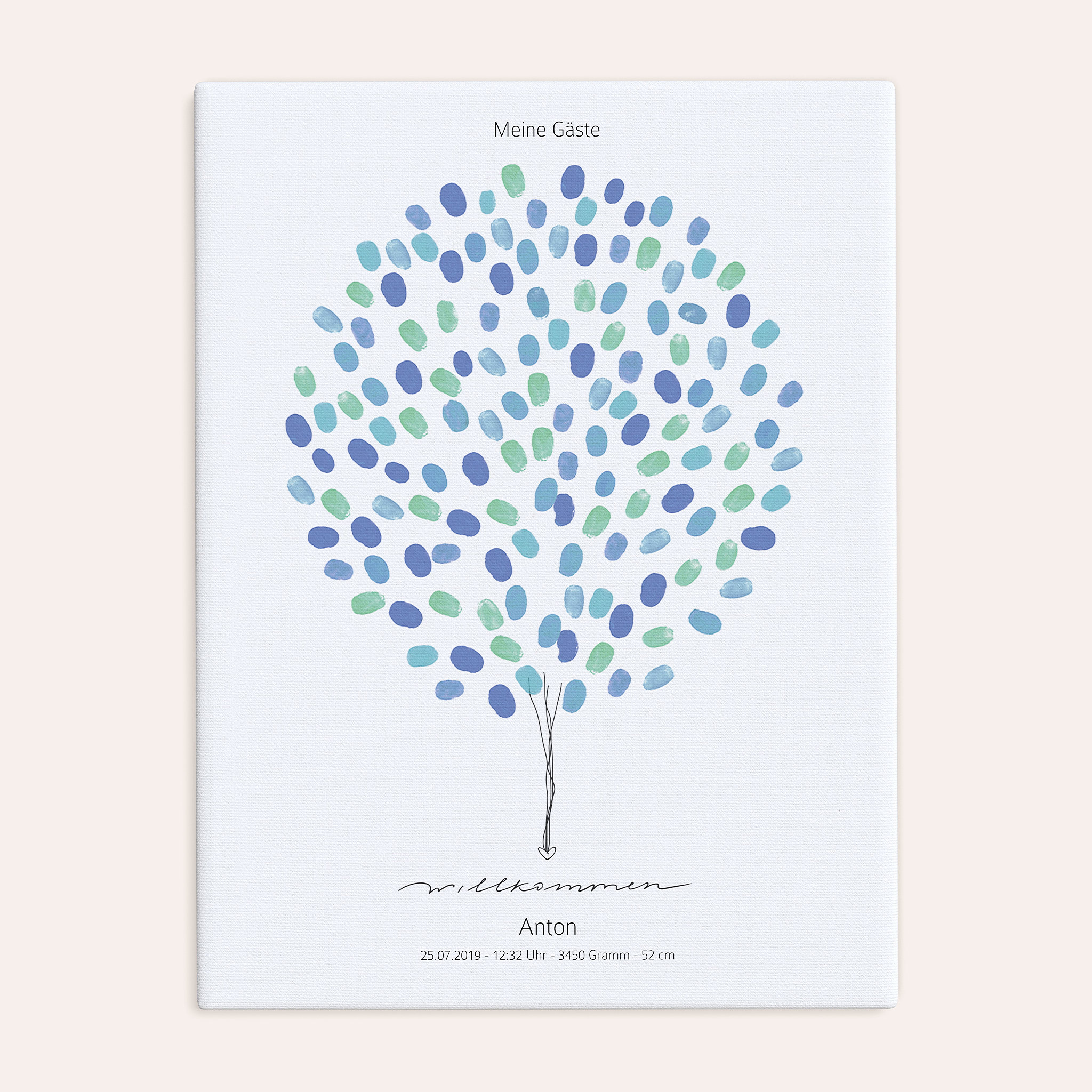 Fingerabdruckposter - Finger Balloon