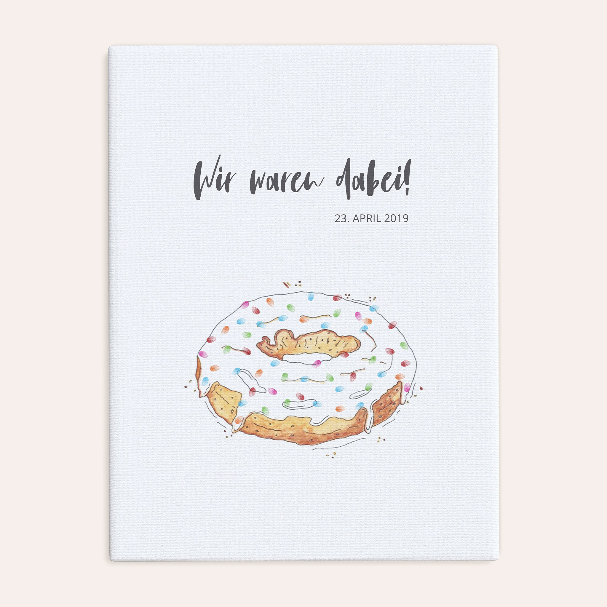 Fingerabdruckposter - Donut