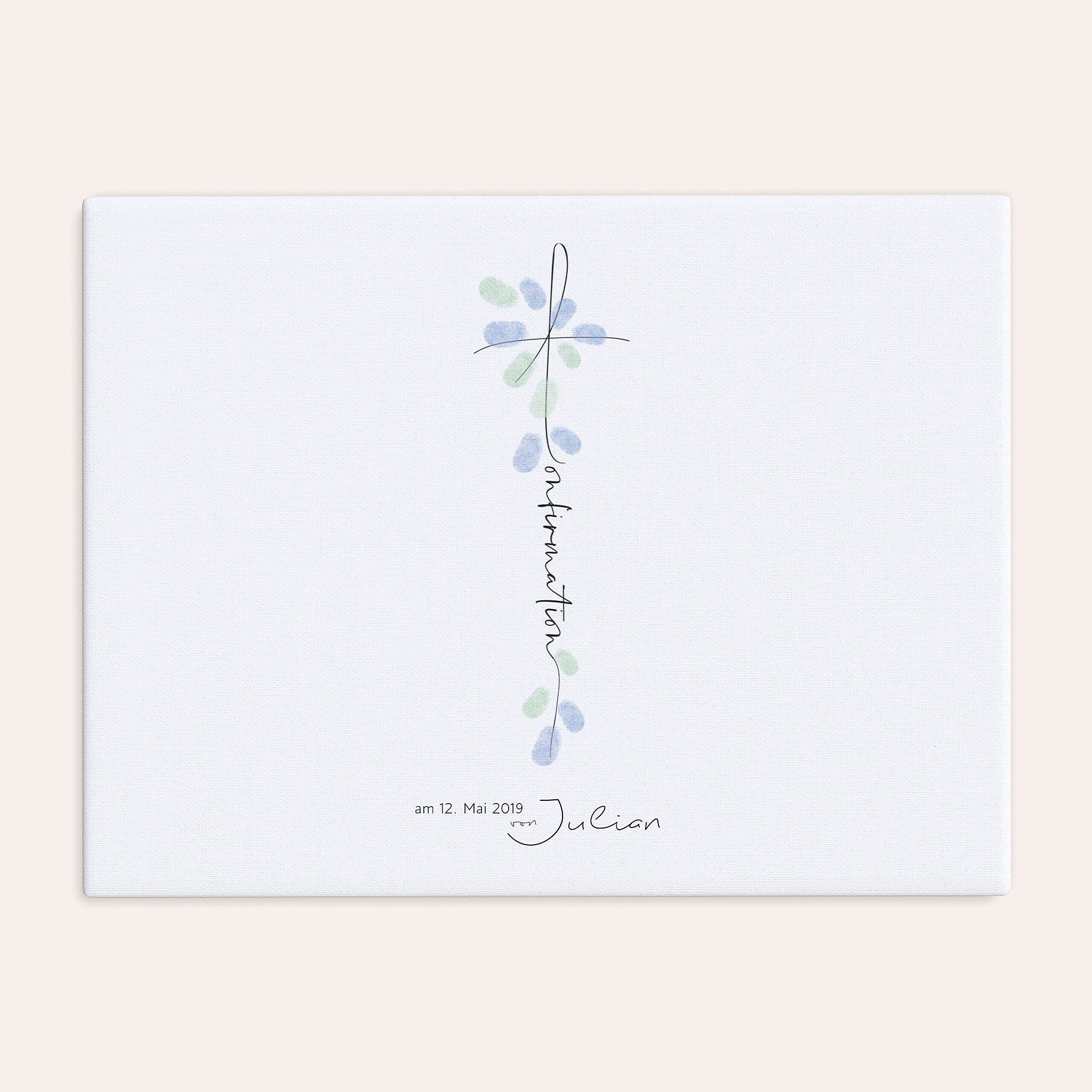 Fingerabdruckposter - Ankerkreuz