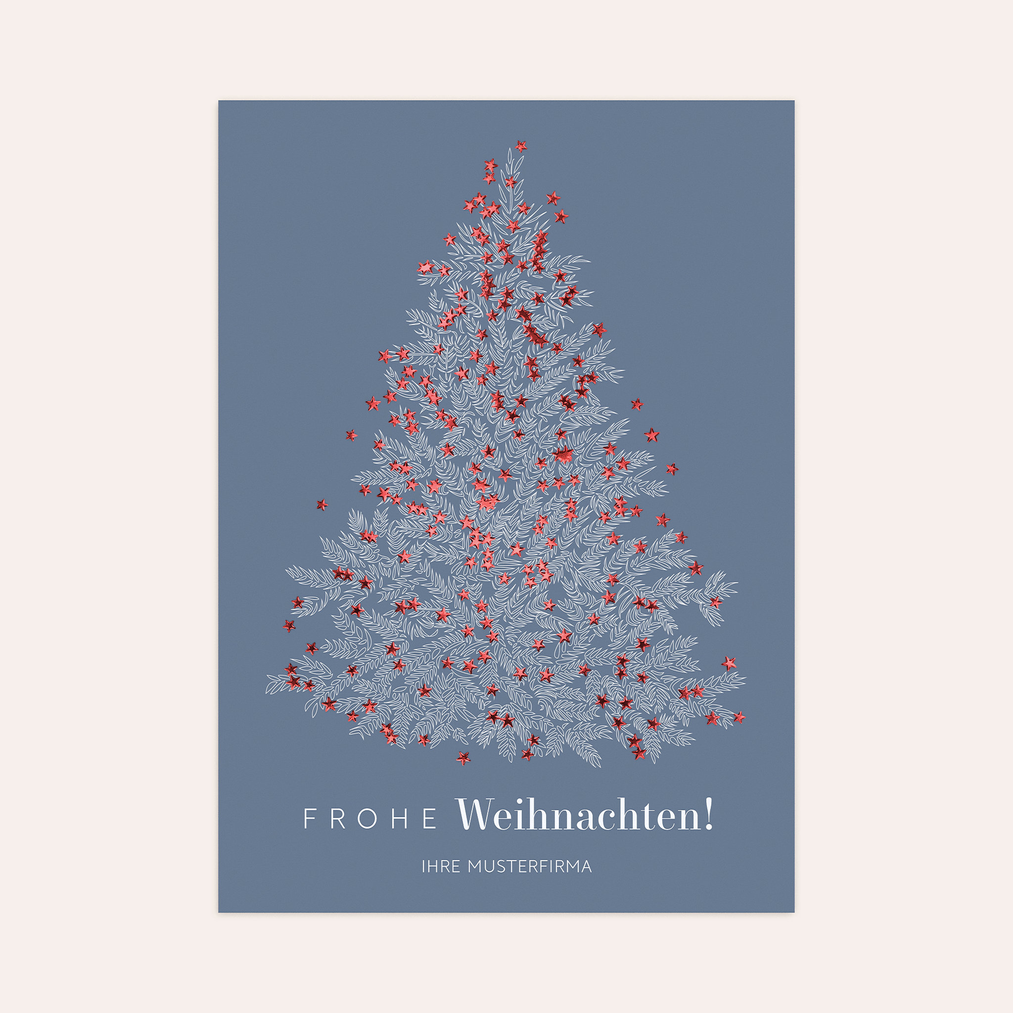 Weihnachtskarten Geschäftlich - Strahlend schöner Weihnachtsbaum