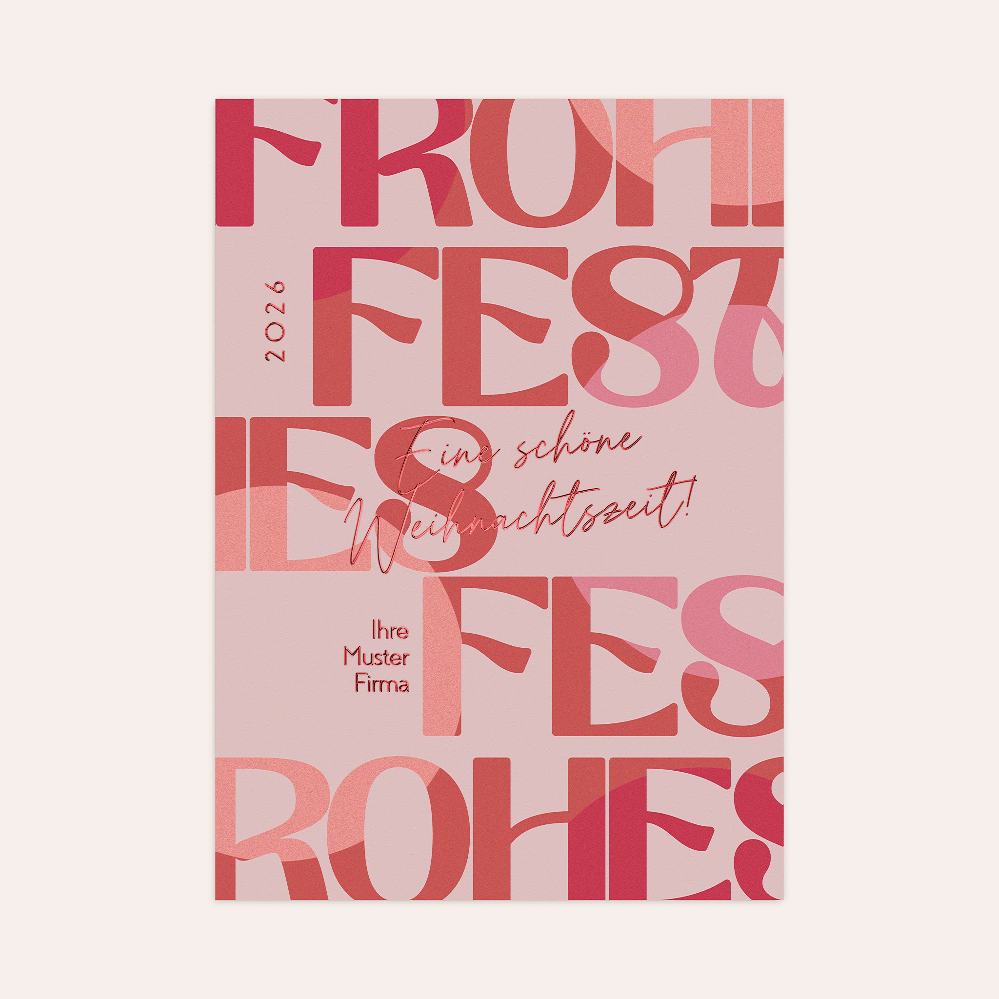 Weihnachtskarten Geschäftlich - Statement zum Fest