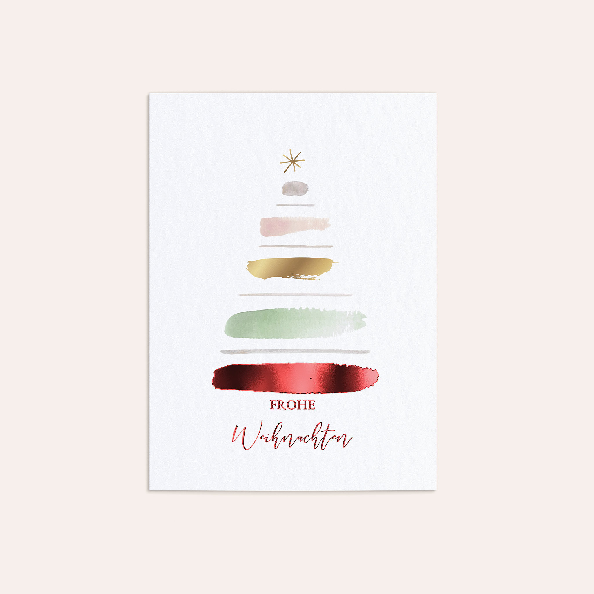 Weihnachtskarten Geschäftlich - Festliches Bäumchen