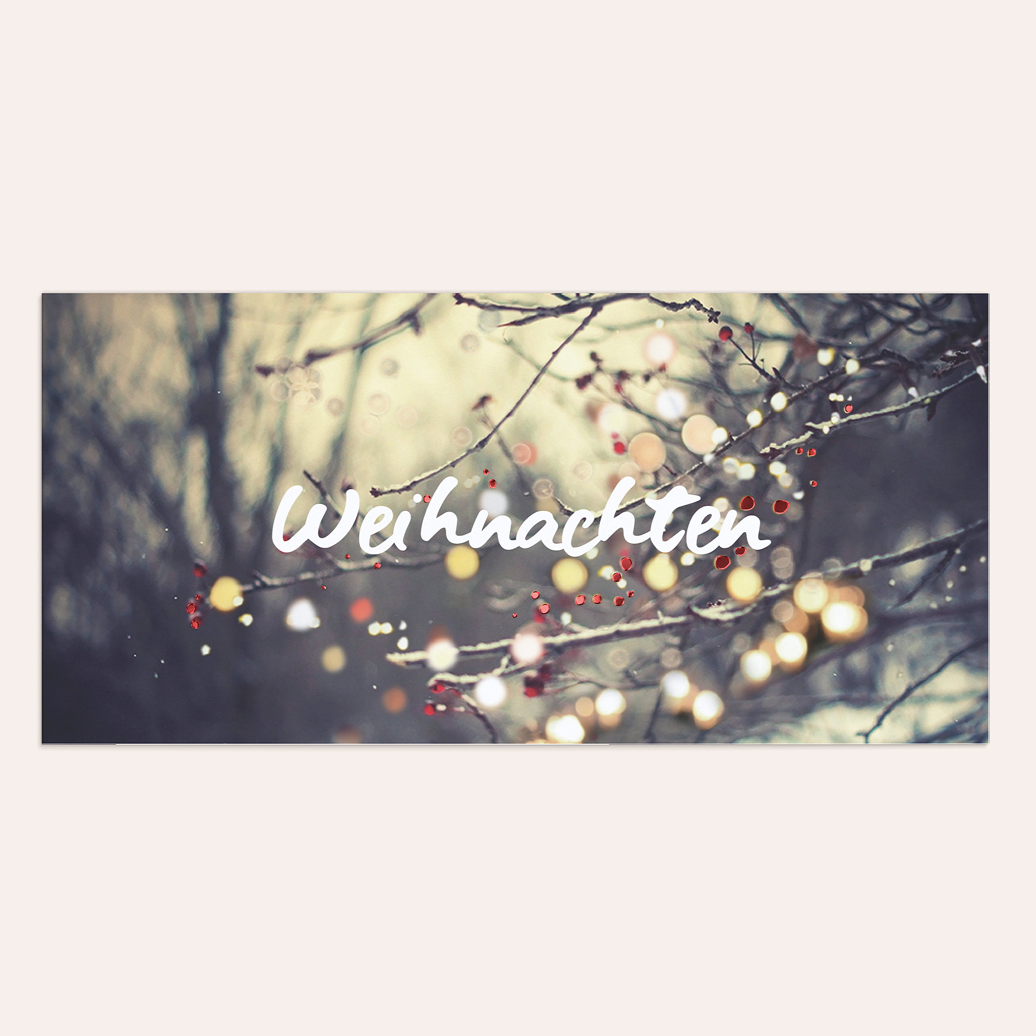 Weihnachtskarten Geschäftlich - Lichterwald