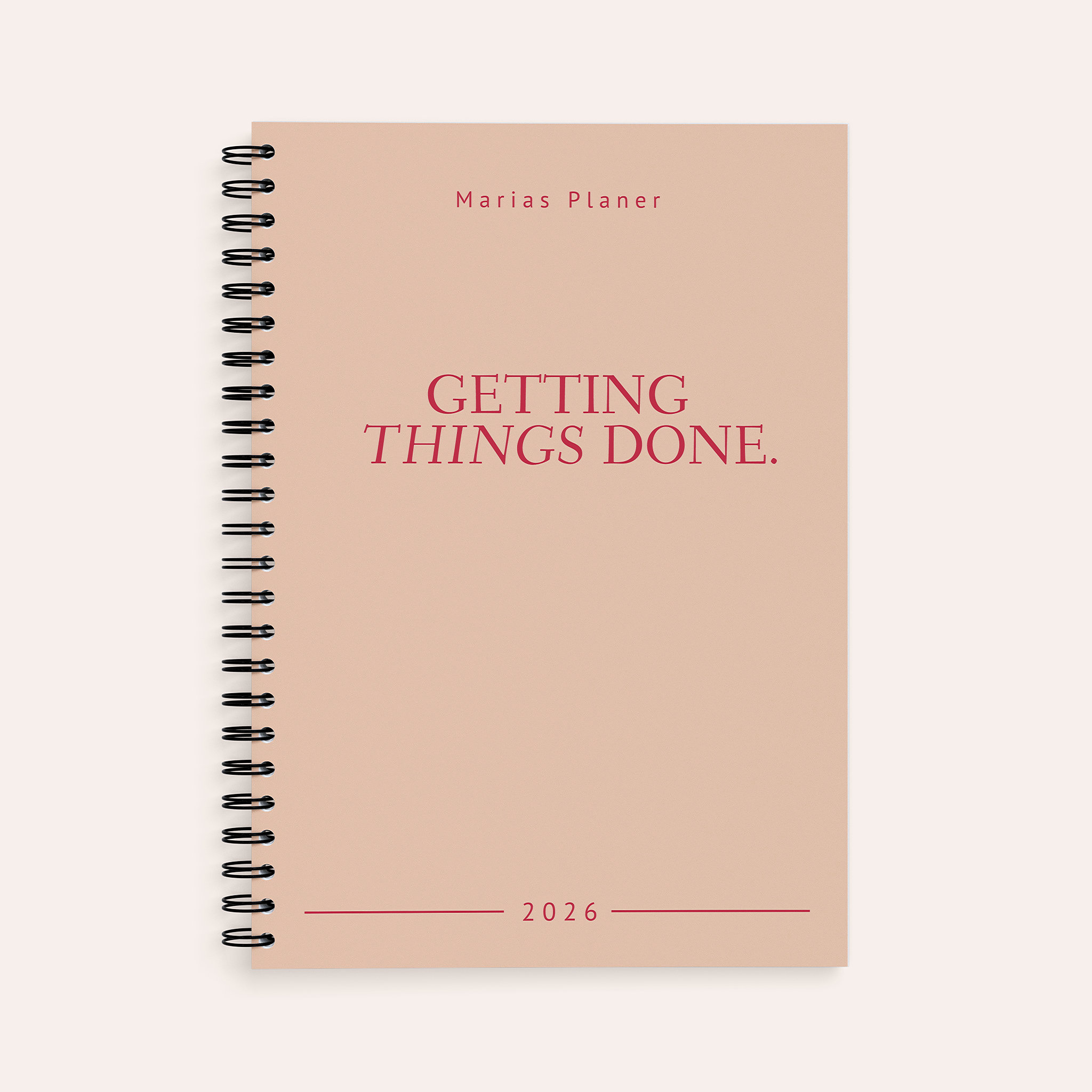 Jahresplaner - Fine Minimalist