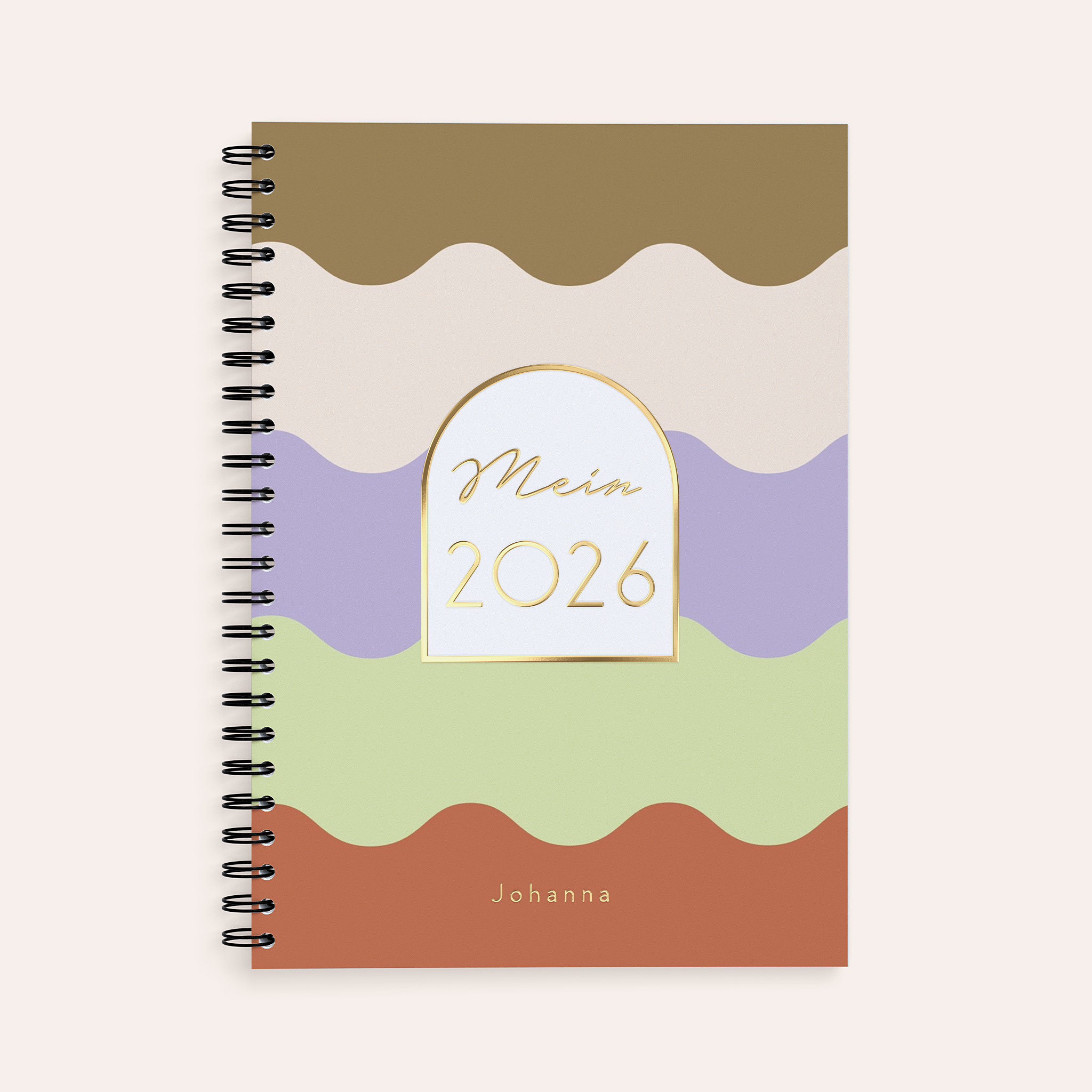 Jahresplaner - Buntes Wellenreiten