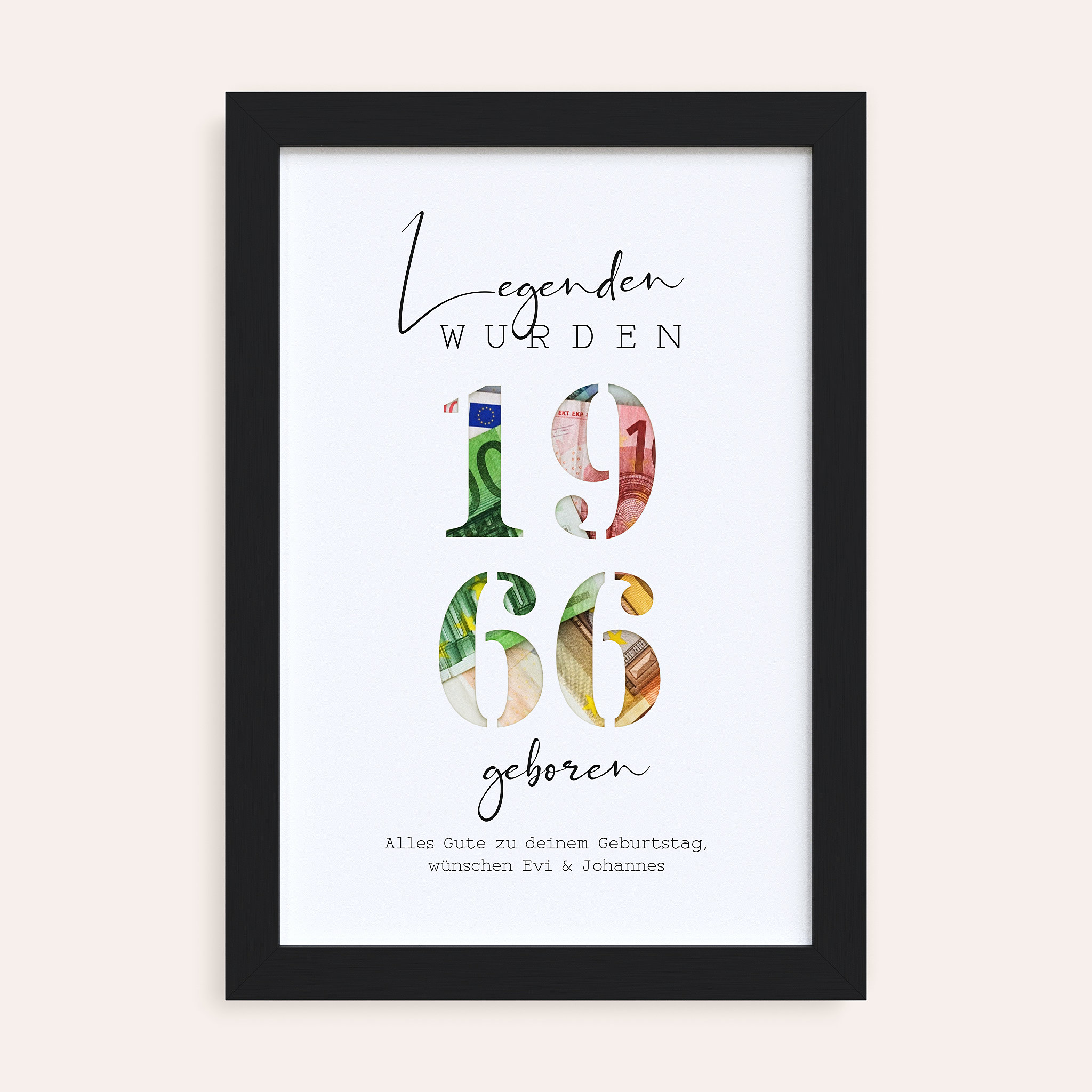 Geldgeschenke - 60 Jahre