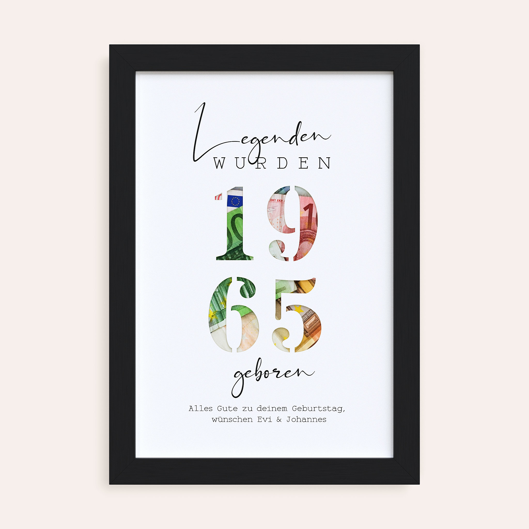 Geldgeschenke - 60 Jahre