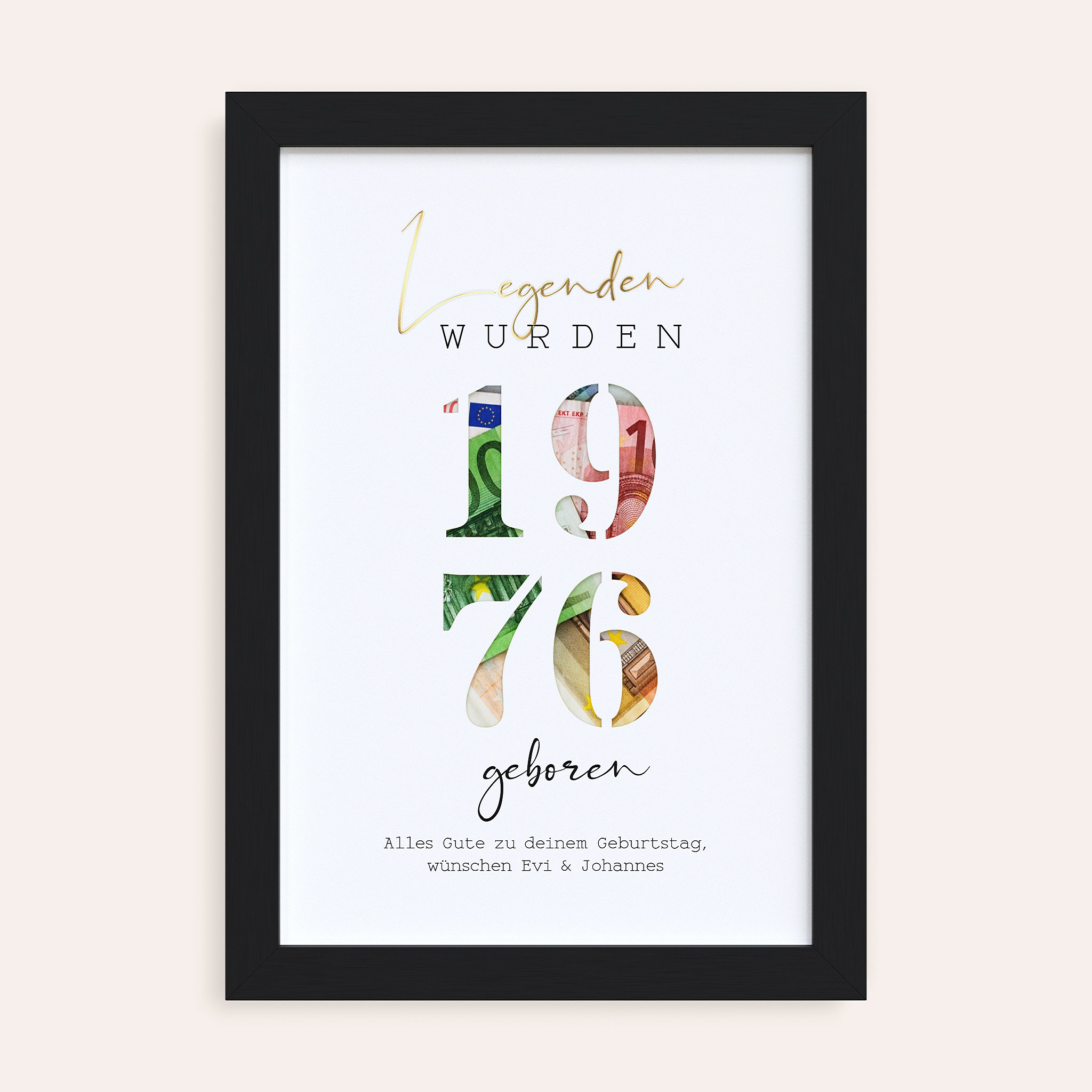 Geldgeschenke - 50 Jahre