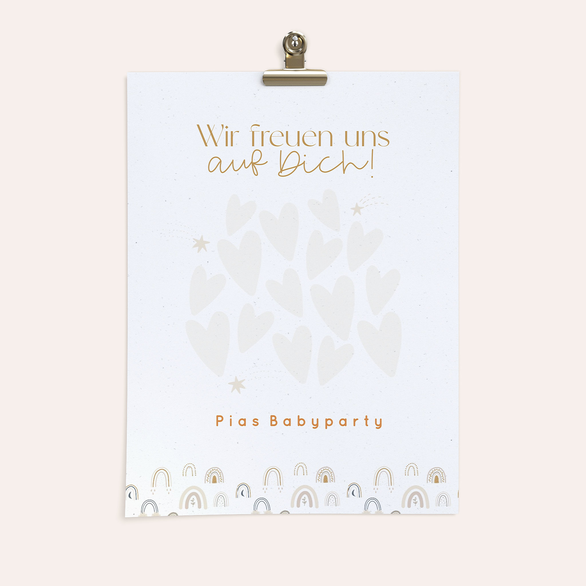 inf_coupleontour - Unterschriften-Poster 