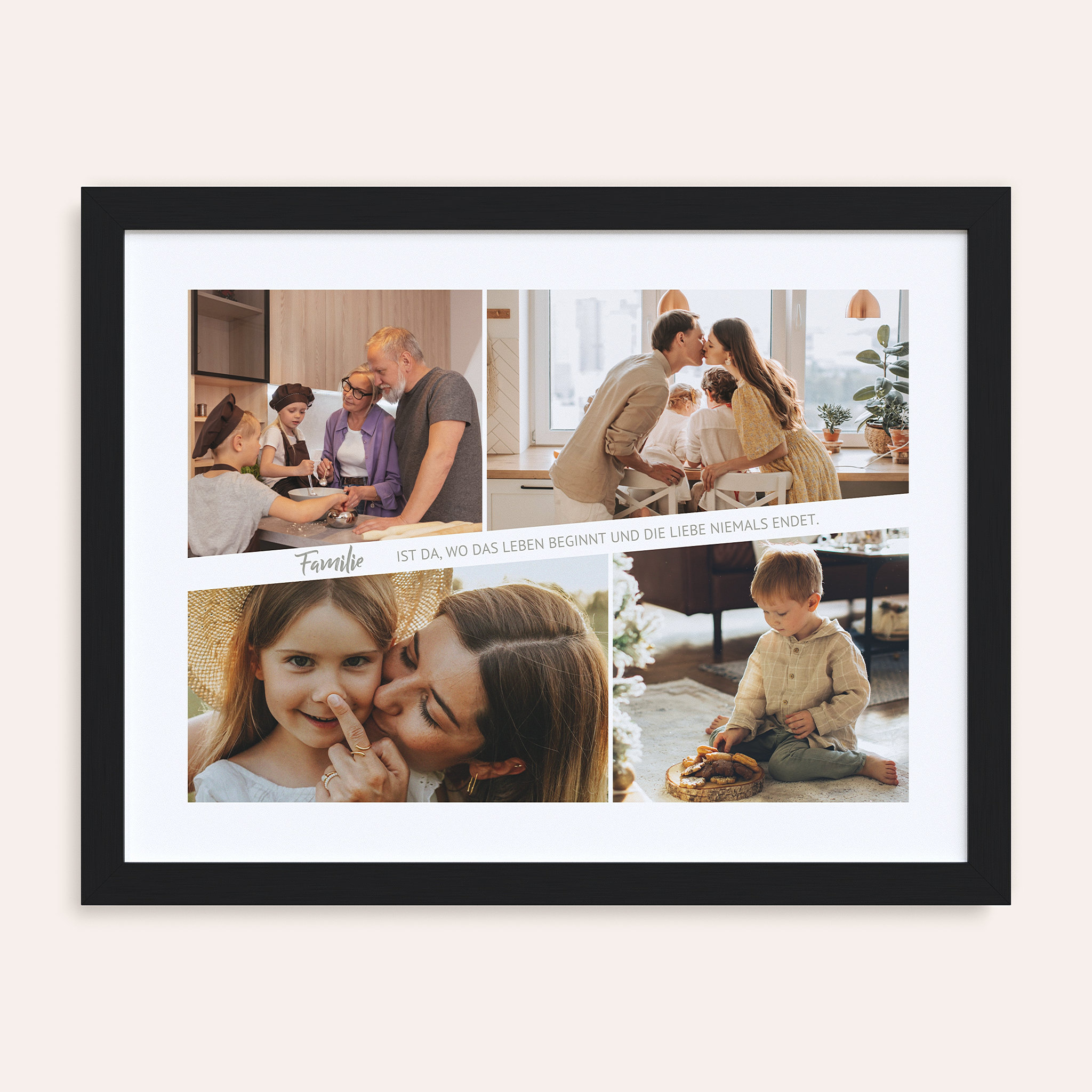 Geschenke für Opa - Wandbild Fotocollage