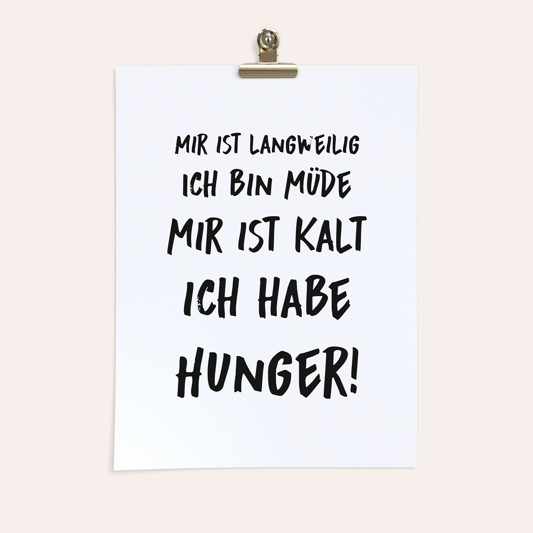 Wandbilder Küche - Hunger!