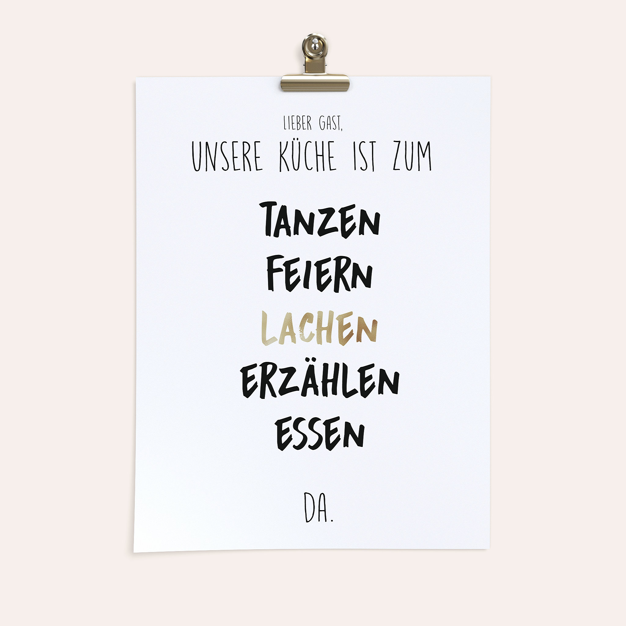 Wandbilder Küche - Küchenregeln