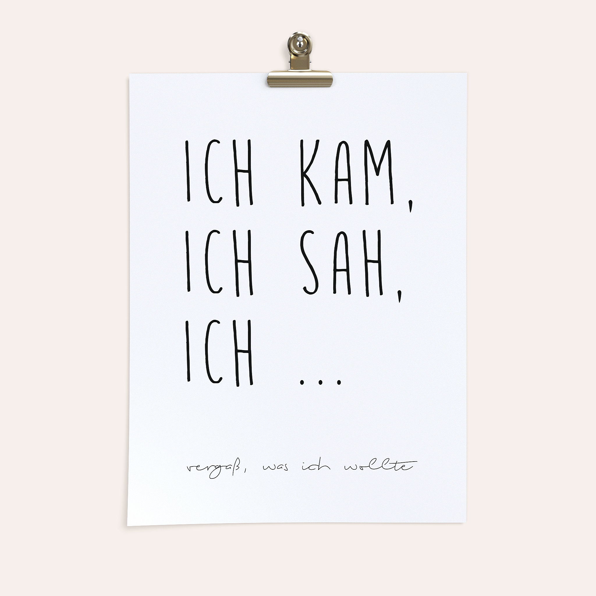 Wandbilder Küche - Veni, vidi, vici