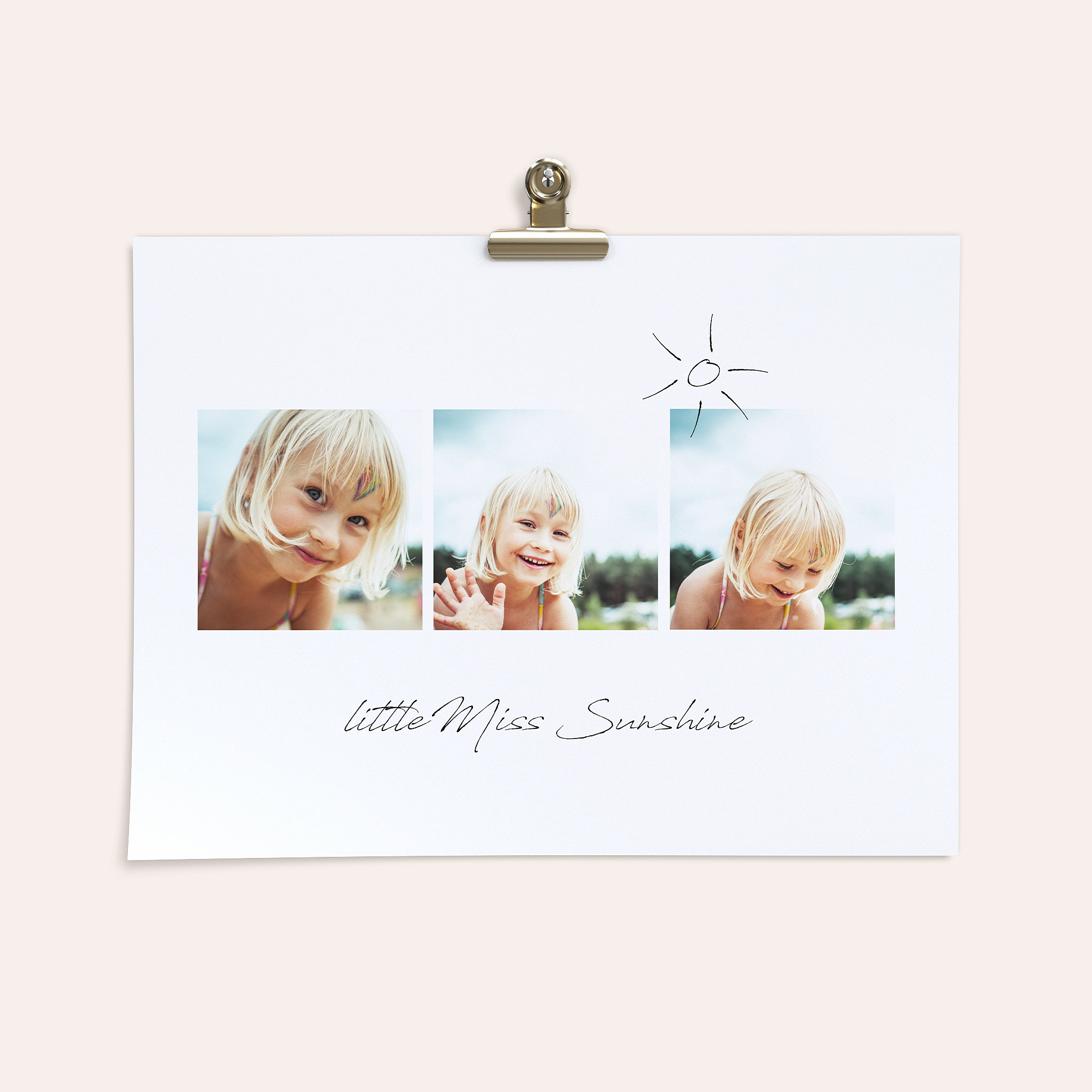 Wandbilder Kinderzimmer - Sunshine smile