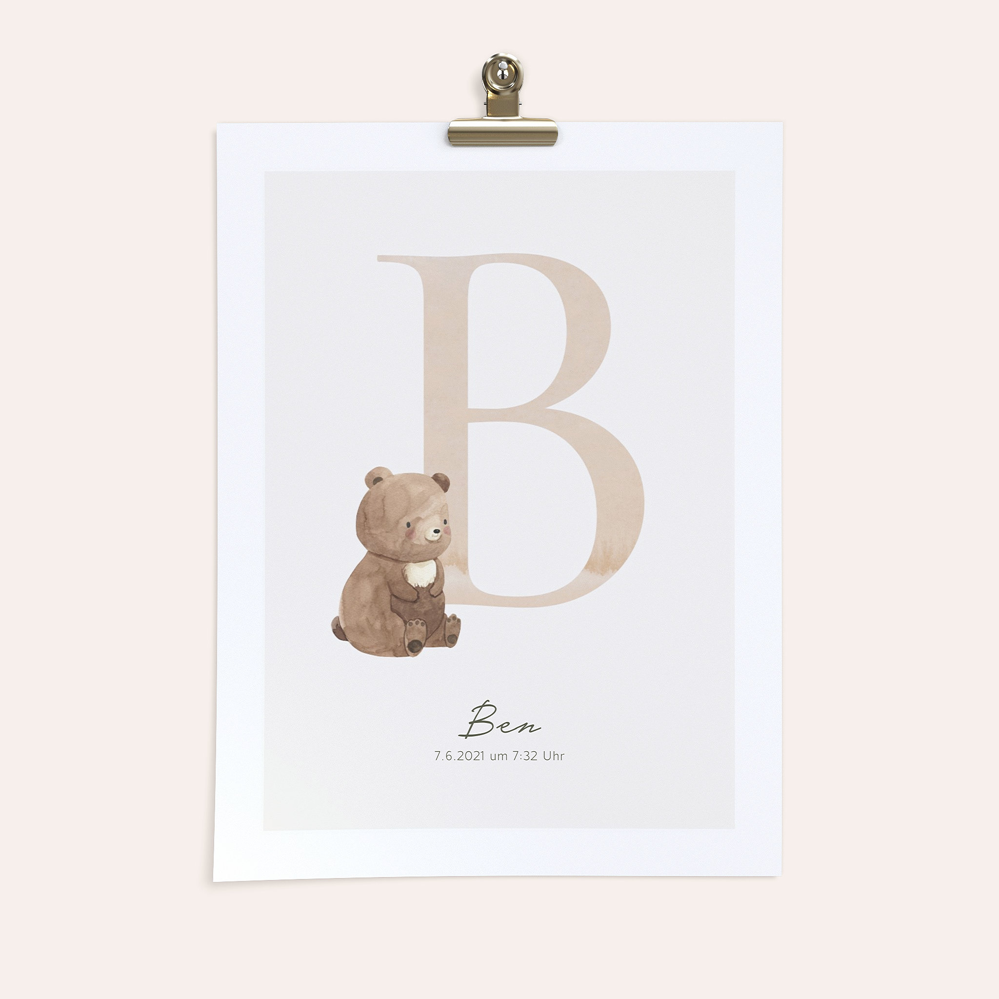 Wandbilder Babyzimmer - Bedeutendes B