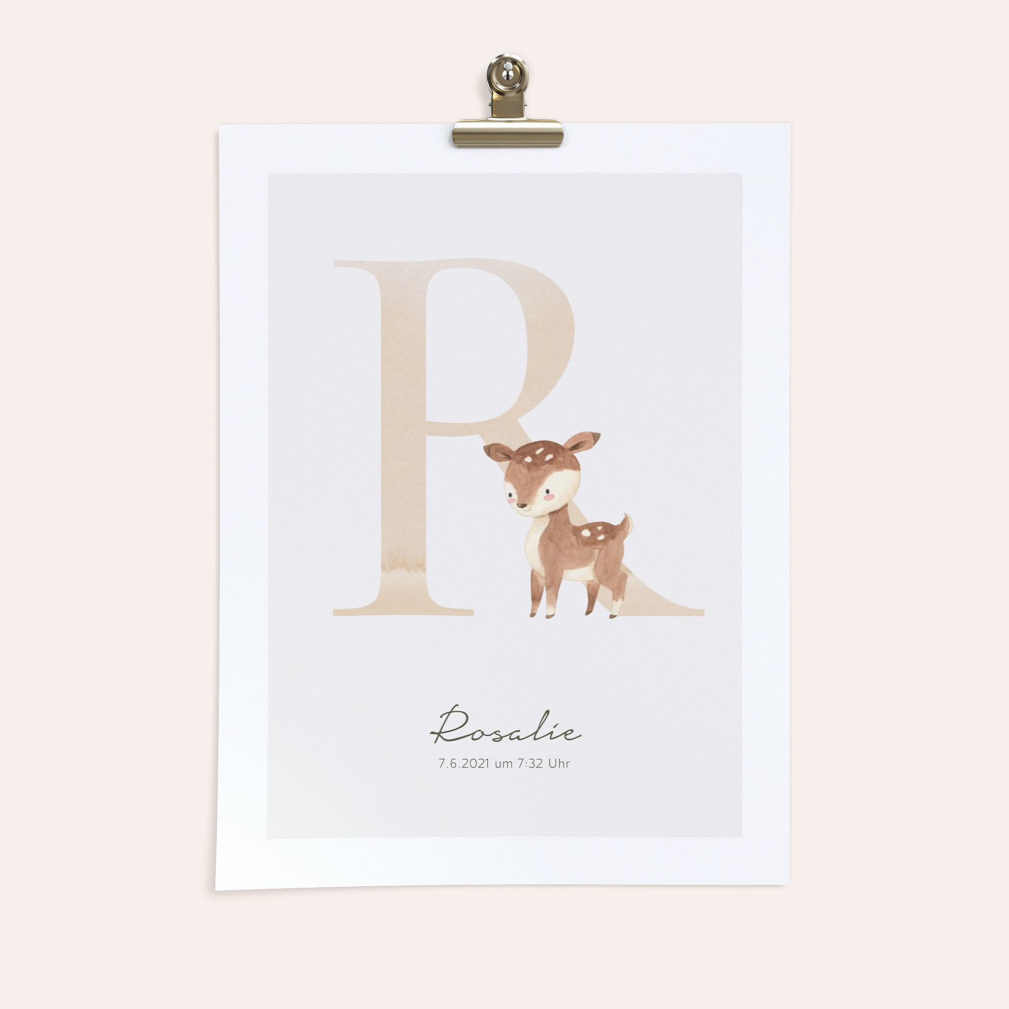 Wandbilder Babyzimmer - Rassiges R